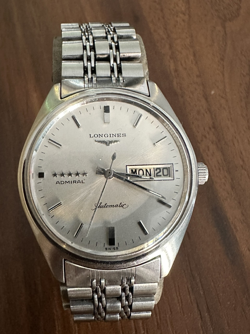Longines 5 Star Admiral Automatic Antique EXTRA RARE Watch
