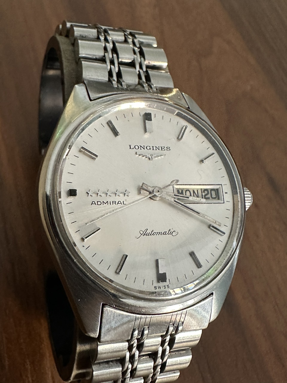 Longines 5 Star Admiral Automatic Antique EXTRA RARE Watch