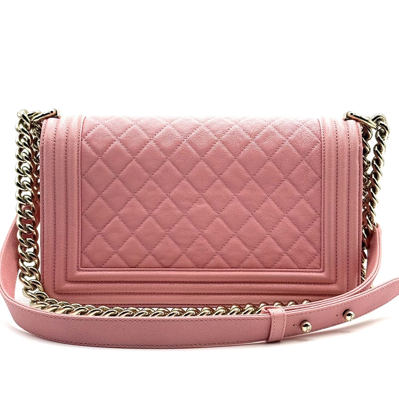 Chanel Medium Boy Bag Calfskin PINK LGHW