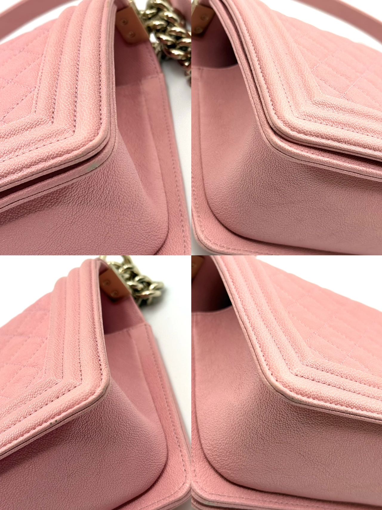 Chanel Medium Boy Bag Calfskin PINK LGHW