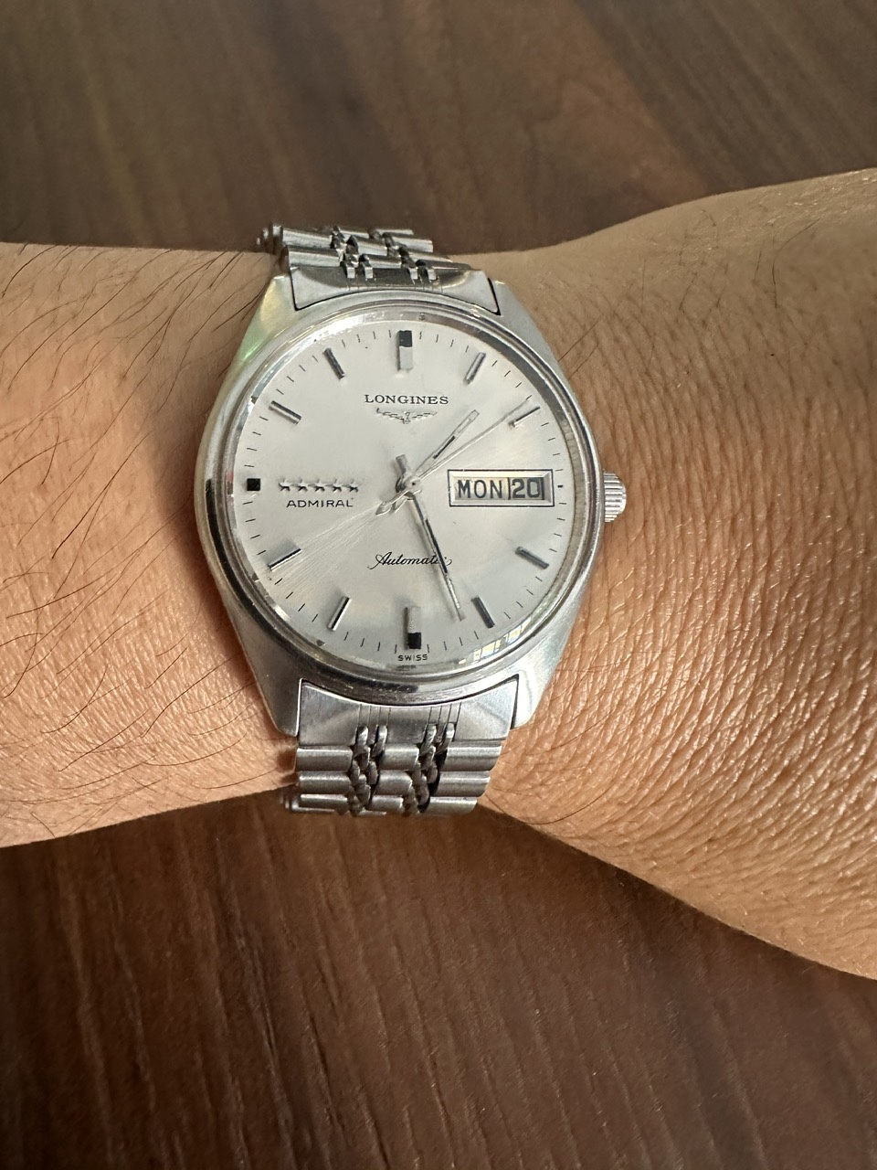 Longines 5 Star Admiral Automatic Antique EXTRA RARE Watch