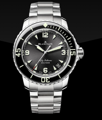 Cadran Et Insert Neufs Pour La Montre Blancpain Fifty Fathoms – Modèle Sable, Verre Plexi Inversé